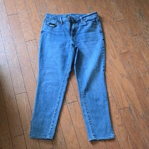 Old Navy Women's Straight Leg Jeans - Blue